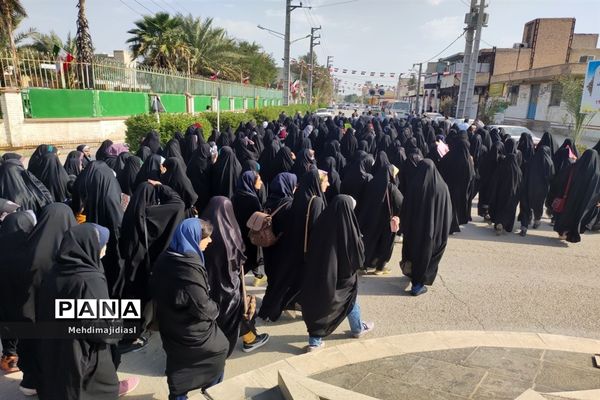 افتتاحیه جشنواره قرآن، عترت و نماز دانش آموزان دختر قطب یک استان خوزستان