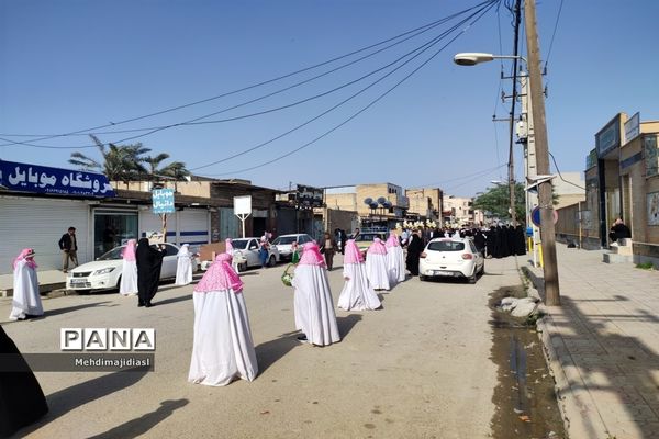 افتتاحیه جشنواره قرآن، عترت و نماز دانش آموزان دختر قطب یک استان خوزستان