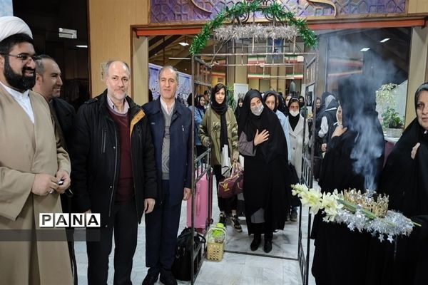 اعزام 99 دانش‌آموز دختر زیارت‌اولی به مشهد مقدس