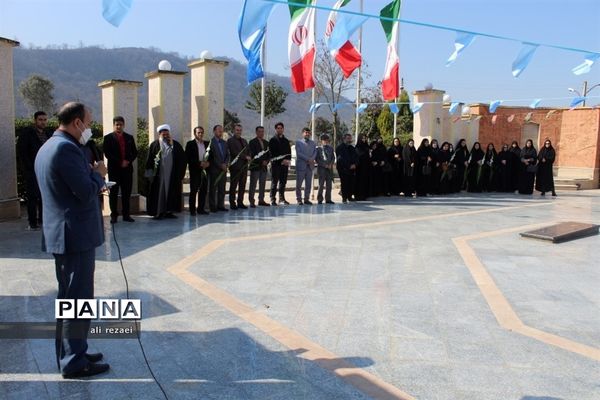 غبارروبی مزار شهدای گمنام گلوگاه در روز امور تربیتی