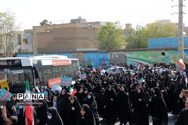 مراسم نماز جمعه و راهپیمایی محکومیت اغتشاشات اخیر در اسلامشهر