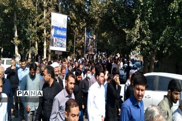 راهپیمایی مردمی علیه اغتشاشگران در تمامی نواحی و مناطق استان البرز