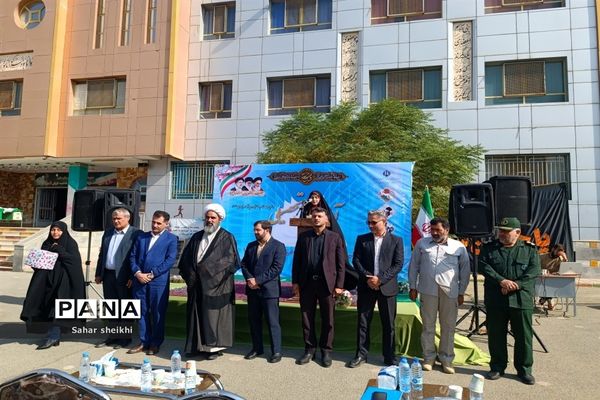 زنگ مهر و ایثار و مقاومت در آموزشگاه طلوع فجر ملارد