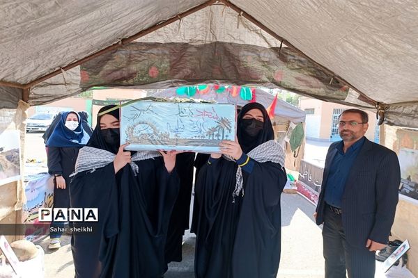 زنگ مهر و ایثار و مقاومت در آموزشگاه طلوع فجر ملارد