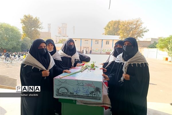 زنگ مهر و ایثار و مقاومت در آموزشگاه طلوع فجر ملارد