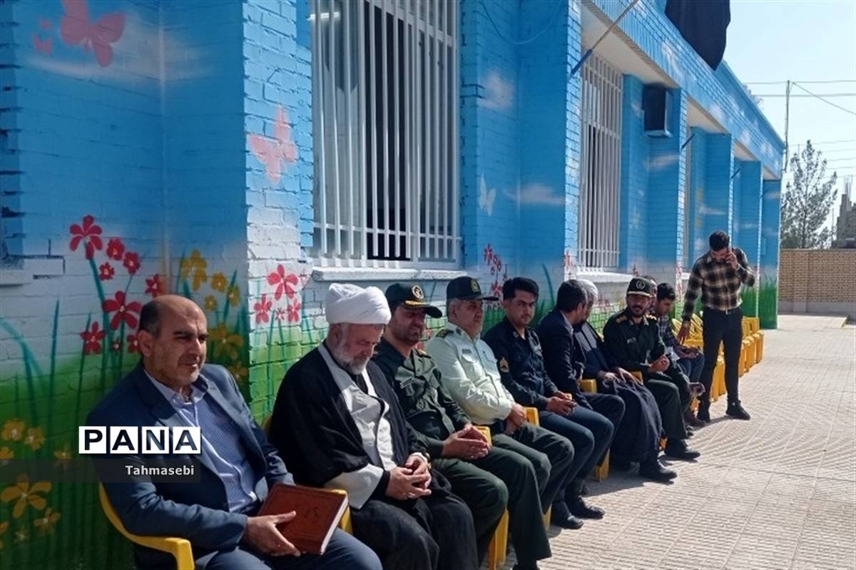 مراسم نمادین بازگشایی مدارس در شهرستان ورزنه-اصفهان