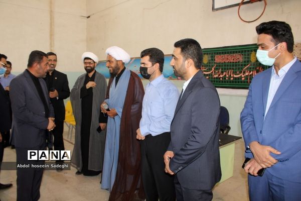 افتتاح زمین چمن دبیرستان دکتر شریعتی  بوشهر