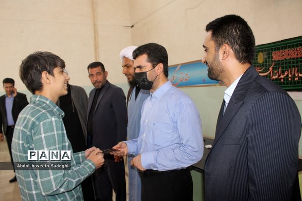 افتتاح زمین چمن دبیرستان دکتر شریعتی  بوشهر
