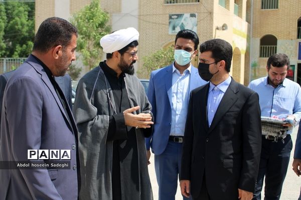 افتتاح زمین چمن دبیرستان دکتر شریعتی  بوشهر