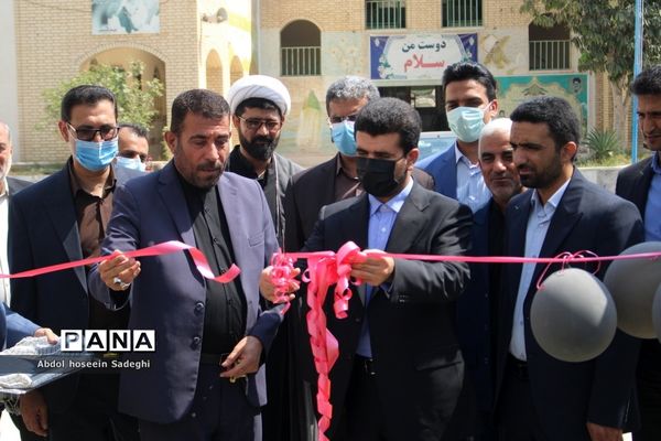 افتتاح زمین چمن دبیرستان دکتر شریعتی  بوشهر