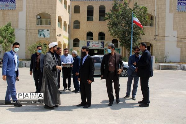 افتتاح زمین چمن دبیرستان دکتر شریعتی  بوشهر