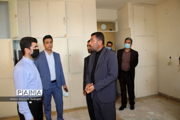 بازدید معاون تربیت‌بدنی و سلامت وزارت آموزش و پرورش از خوابگاه ورزشی شهدای دانش آموز بوشهر