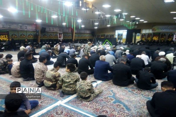 مراسم وداع با پیکر شهید مصطفی براتی