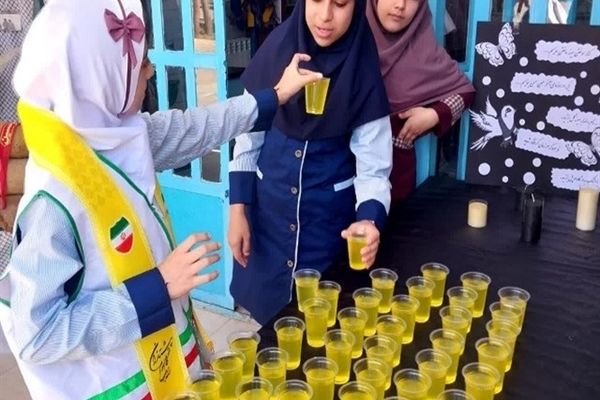 برپایی موکب دانش‌آموزی به‌مناسبت آخرین روز ماه صفر