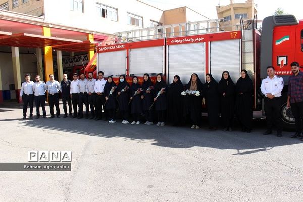 تجلیل و قدردانی از آتش‌نشانان زنجان