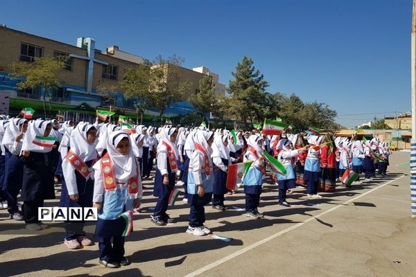 مراسم مهر عاطفه‌ها در مدارس ناحیه ۶ مشهد