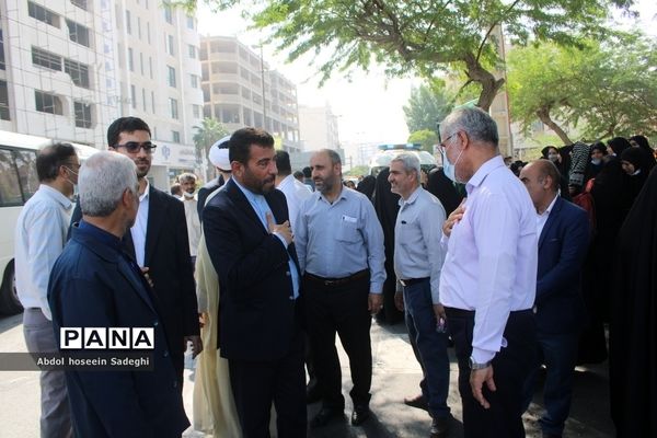 راهپیمایی مردم بوشهر و تجدید بیعت با آرمان‌های انقلاب اسلامی