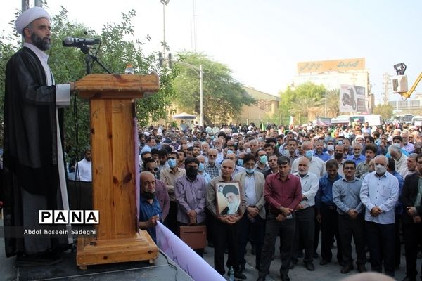 راهپیمایی مردم بوشهر و تجدید بیعت با آرمان‌های انقلاب اسلامی