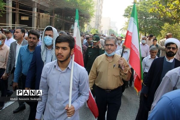 راهپیمایی مردم بوشهر و تجدید بیعت با آرمان‌های انقلاب اسلامی