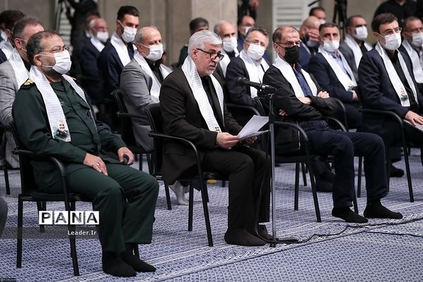 دیدار دست‌اندرکاران دومین کنگره شهدای ورزشکار با رهبر معظم انقلاب