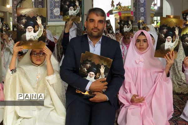 برگزاری مراسم «نماز نور چشم من» در امامزاده حضرتین شهرستان قدس