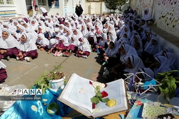 برگزاری طرح «نماز نور چشم» در دبستان حضرت زهرا(س) رودهن