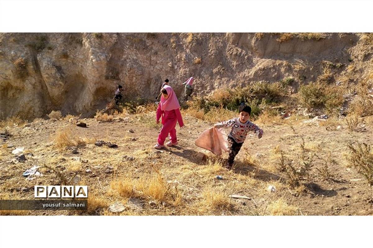 دانش‌آموزان روستای زگلیگ کوربولاغ اهر به یاری طبیعت شتافتند