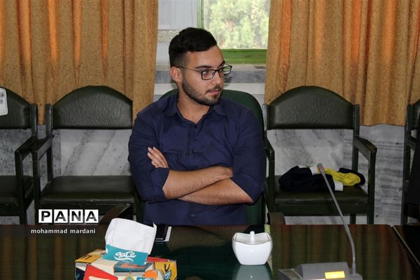 دیدار فرماندهان واحد بسیج پیشگام مدارس با مدیر آموزش و پرورش ناحیه دو ساری
