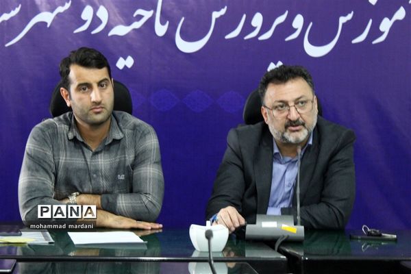 دیدار فرماندهان واحد بسیج پیشگام مدارس با مدیر آموزش و پرورش ناحیه دو ساری