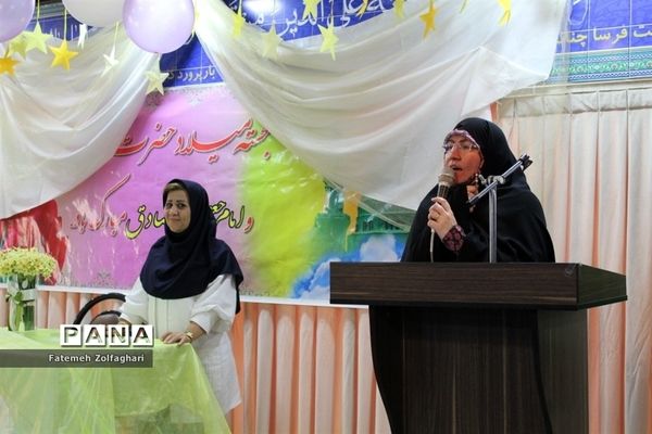 جشن ولادت حضرت محمد مصطفی (ص) و امام جعفر صادق (ع) در دبیرستان دخترانه فجر منطقه ۱۴