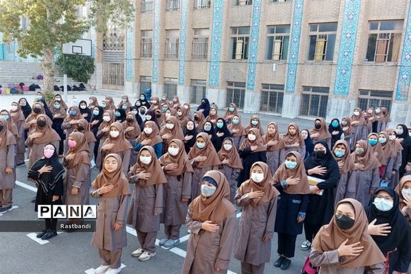 زنگ‌ ورزش و نشاط در دبیرستان شاهد حجاب منطقه ۱۳