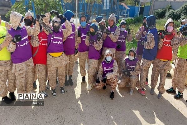 بازی پینت‌بال فرصتی برای شادی دانش‌آموزان دبیرستان شاهد حجاب