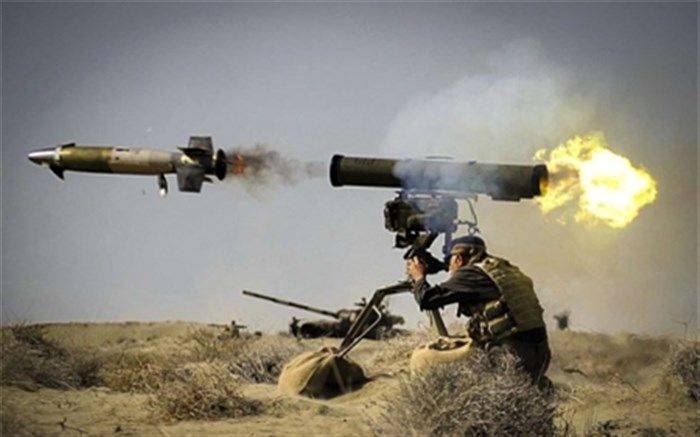 آتش سنگین توپخانه  سپاه در منطقه رزمایش ارس