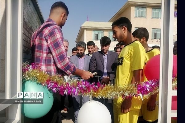 افتتاح زمین چمن دانش‌آموزی در شهرستان پردیس