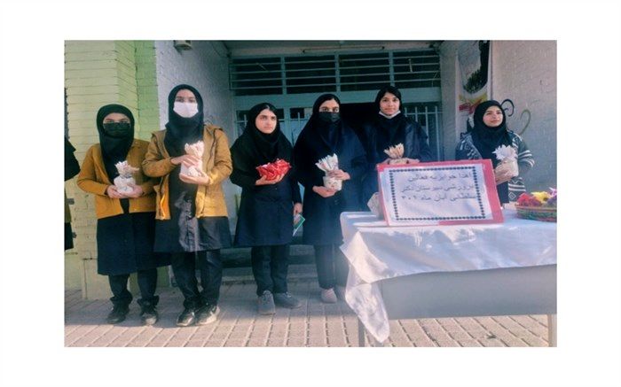 تجلیل از دانش‌آموزان فعال پرورشی در دبیرستان دکتر سلطانی فارسان