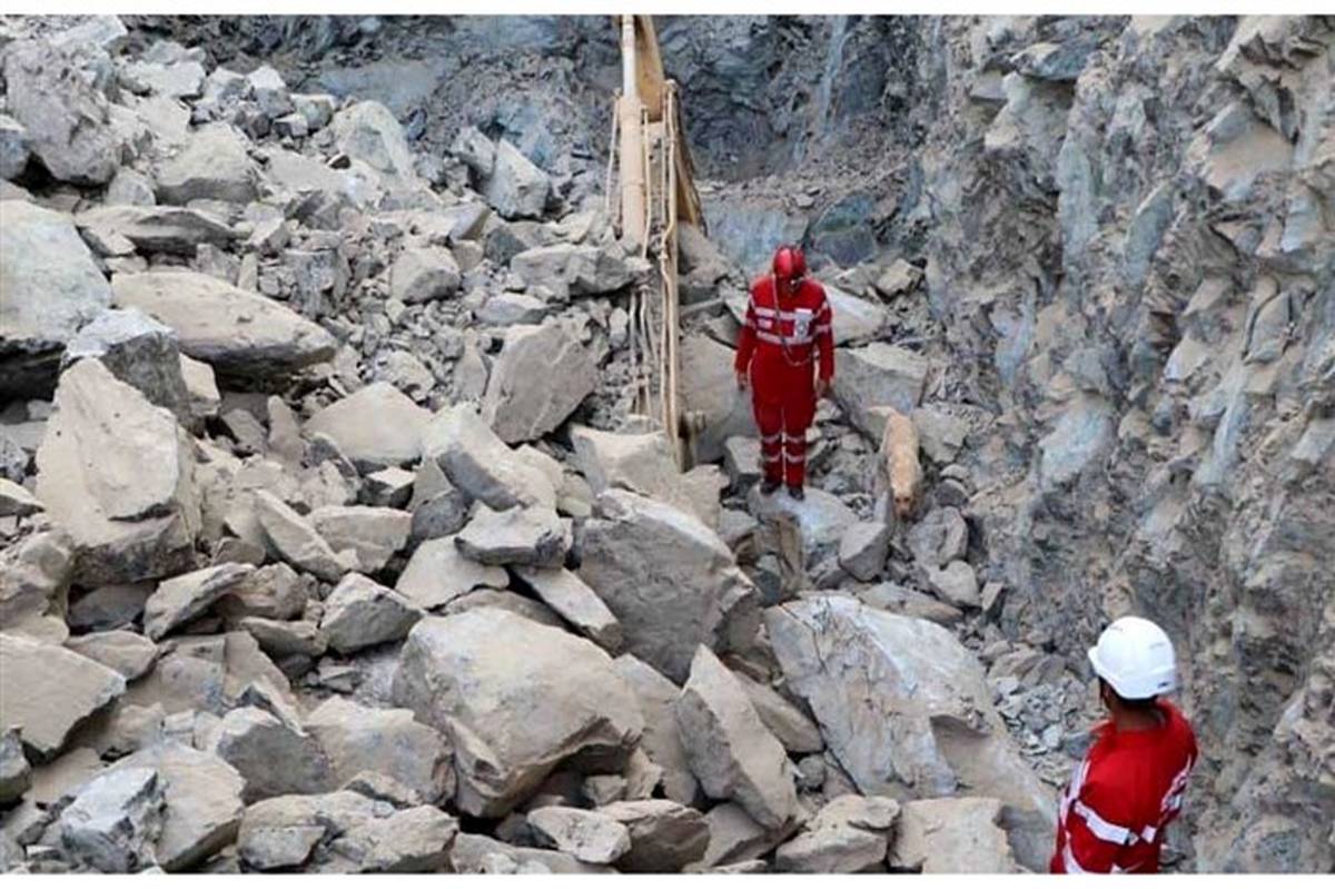 ریزش معدن پابدانا در کرمان