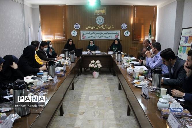 نشست مسئولان سازمان دانشآموزی مناطق 14 گانه استان زنجان
