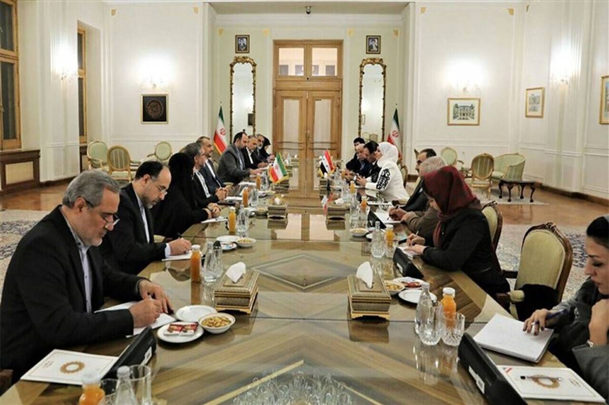 نایب رئیس گروه دوستی پارلمانی سوریه با امیرعبداللهیان دیدار کرد