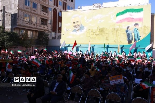 آیین استانی زنگ مبارزه با استکبار جهانی در زنجان