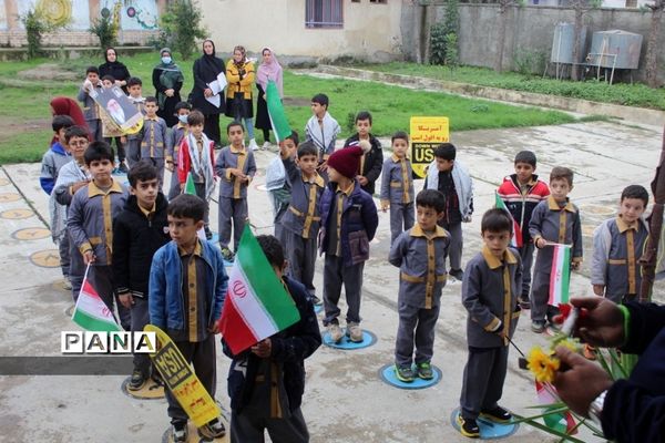 مراسم روز دانش‌آموز در شهرستان گلوگاه