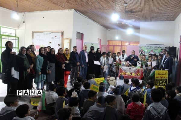 مراسم روز دانش‌آموز در شهرستان گلوگاه