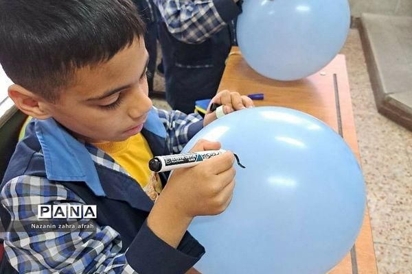 جشن آب در دبستان ایمان رودهن