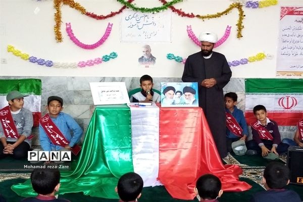 جشن میلاد امام حسن عسکری«علیه السلام» در دبستان آزادگان، کاشمر