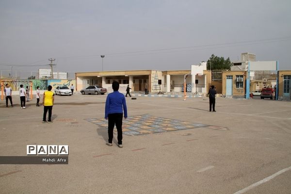 برگزاری مانور پدافند غیرعامل در دبیرستان شاهد امام جواد (ع) شهرستان بهبهان