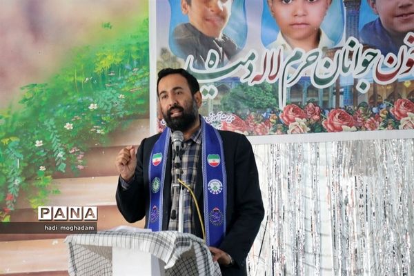 زنگ استکبار ستیزی و صبحگاه مشترک تشکل‌های دانش‌آموزی مشهد