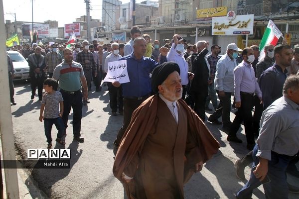 راهپیمایی یوم الله 13 آبان در بهبهان