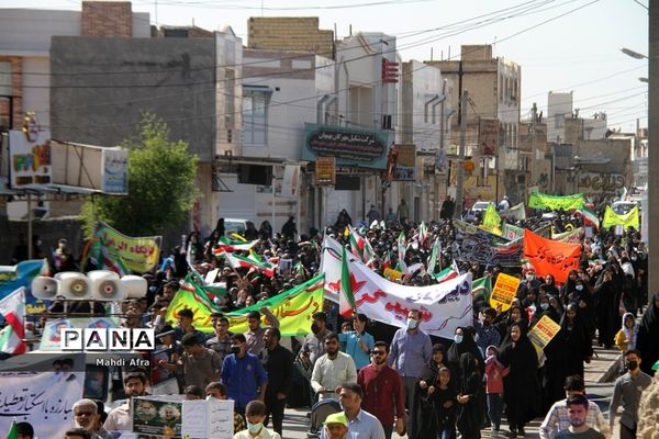 راهپیمایی یوم الله 13 آبان در بهبهان