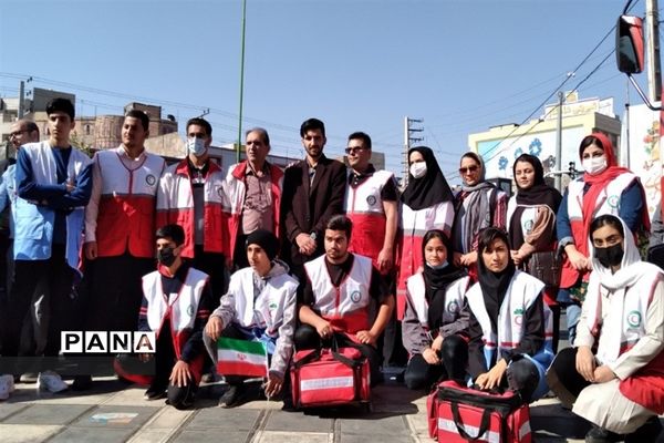 برگزاری راهپیمایی ۱۳ آبان در شهرستان قرچک