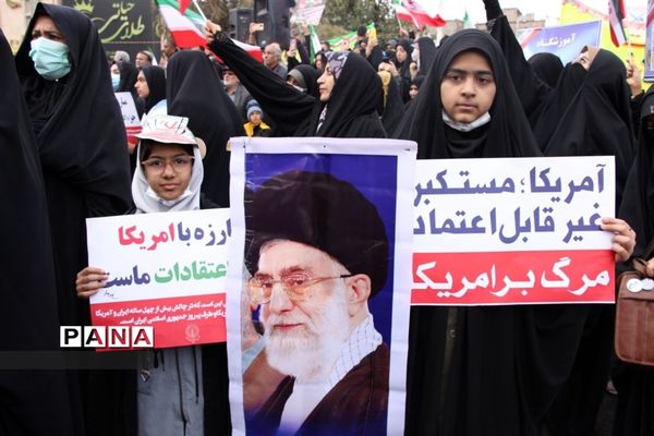 راهپیمایی باشکوه ۱۳ آبان در تربت‌جام