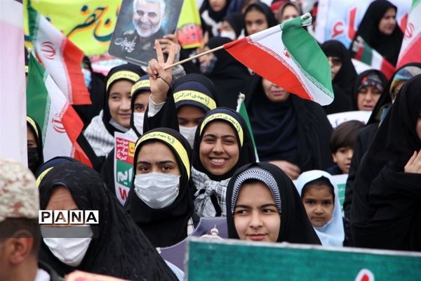 راهپیمایی باشکوه ۱۳ آبان در تربت‌جام